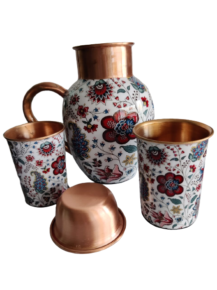 copper-jug-glass-set